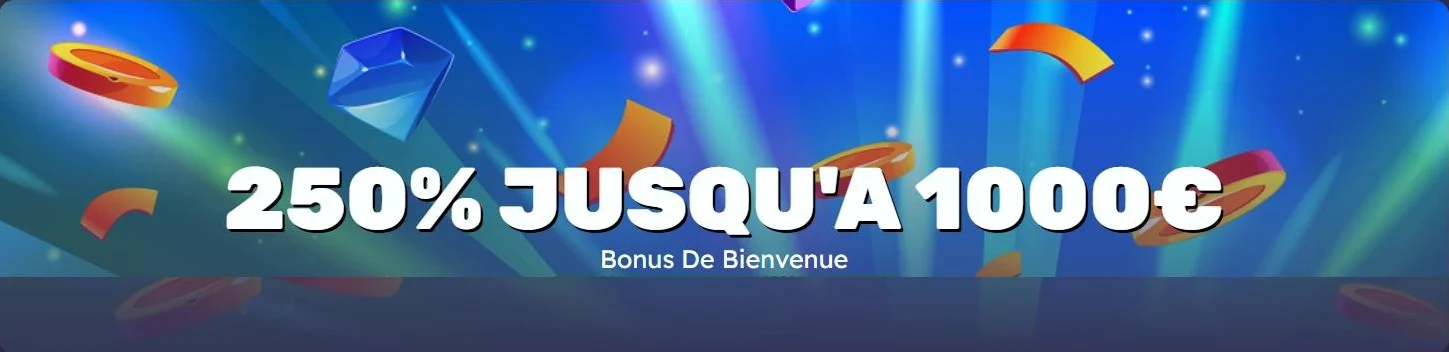 Pack de bienvenue Casino Peaches de 250 % jusqu'à 1 000 €